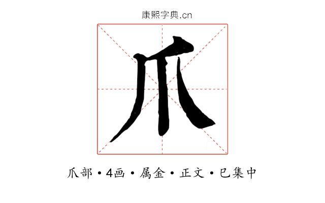 爪