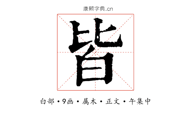 皆