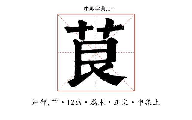 茛