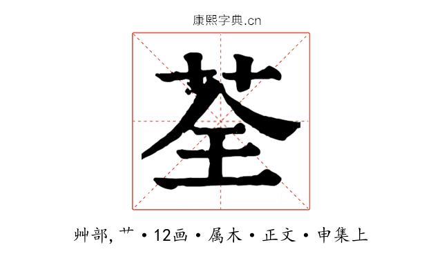 荃