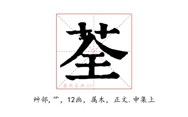 荃