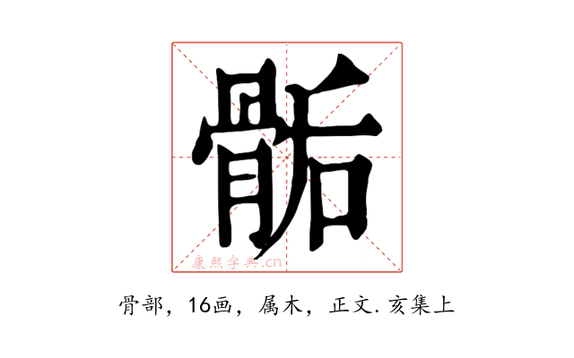 骺