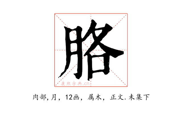 胳