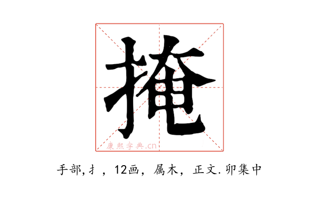 掩