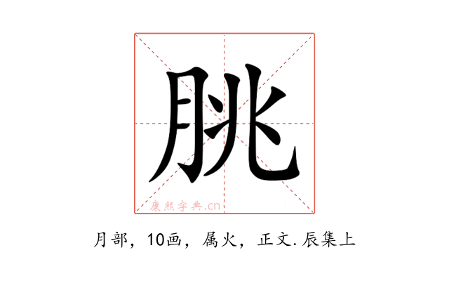 朓