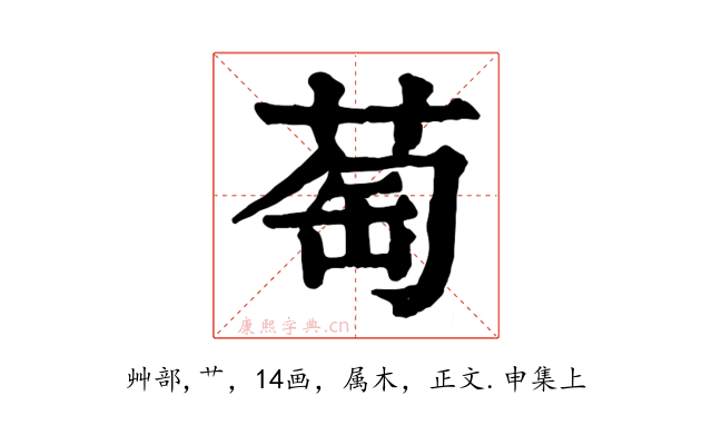 萄