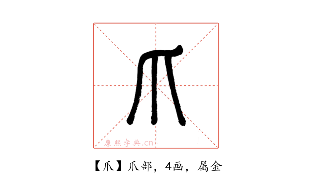 爪