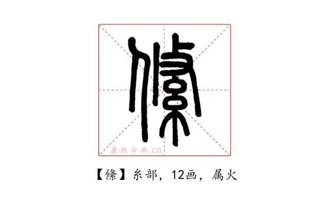 絛