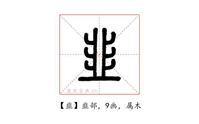 韭