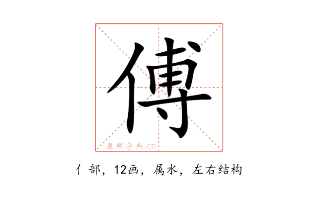 傅