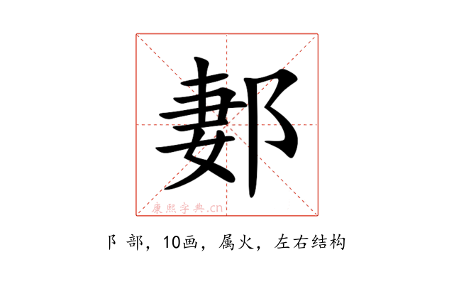 郪