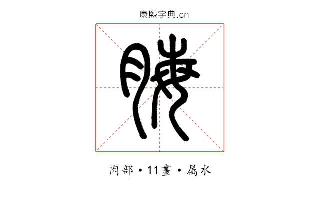 脢
