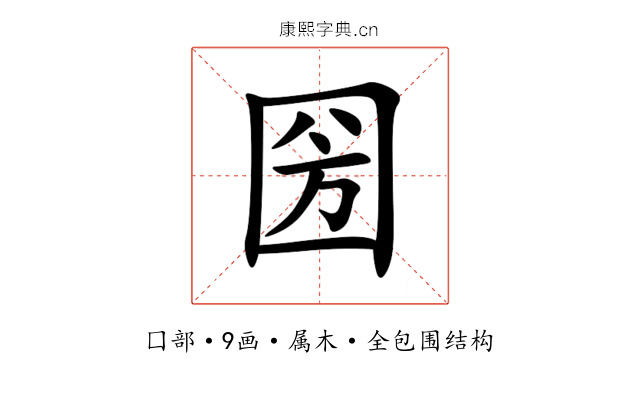 圀 圀