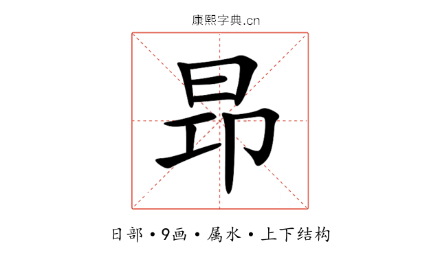 昻 昻