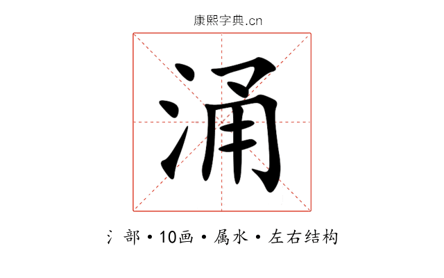 涌 涌