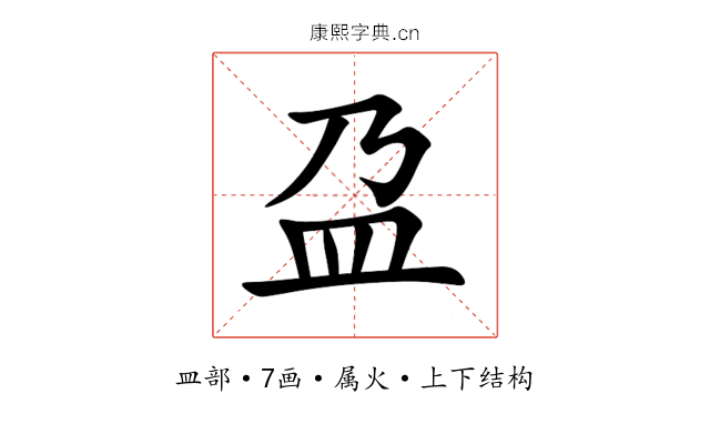 盁 盁