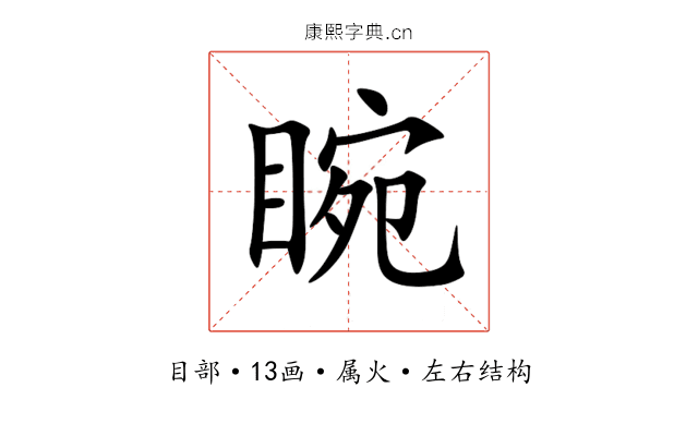睕 睕
