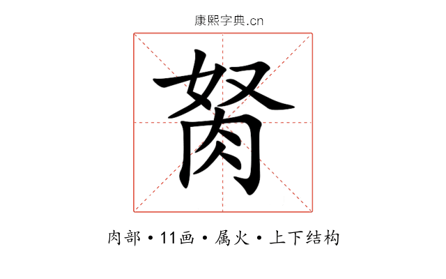 胬 胬