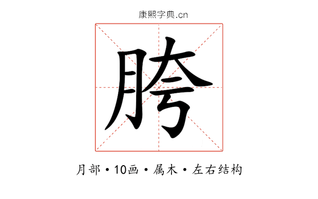 胯 胯