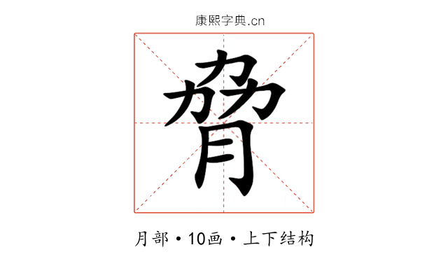 脅 脅