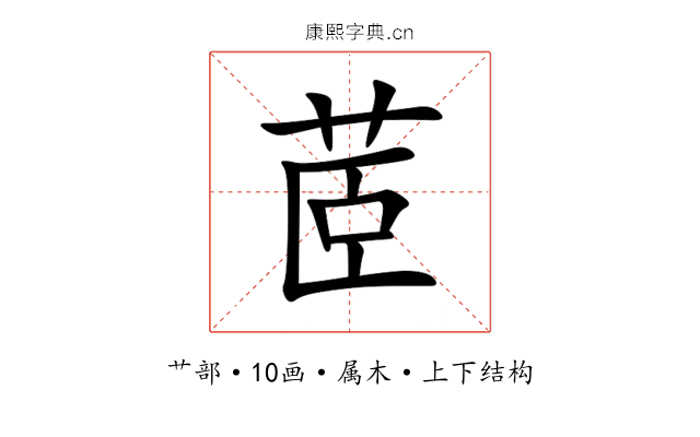 茝 茝