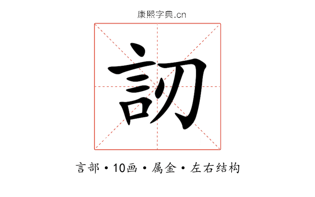 訒 訒